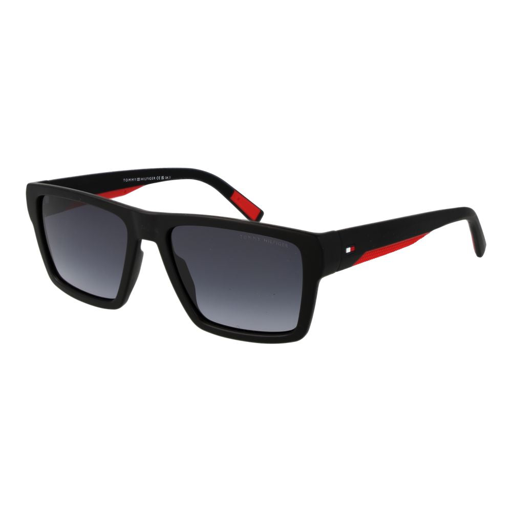 Lunettes de soleil en polyamide noires Tommy Hilfiger