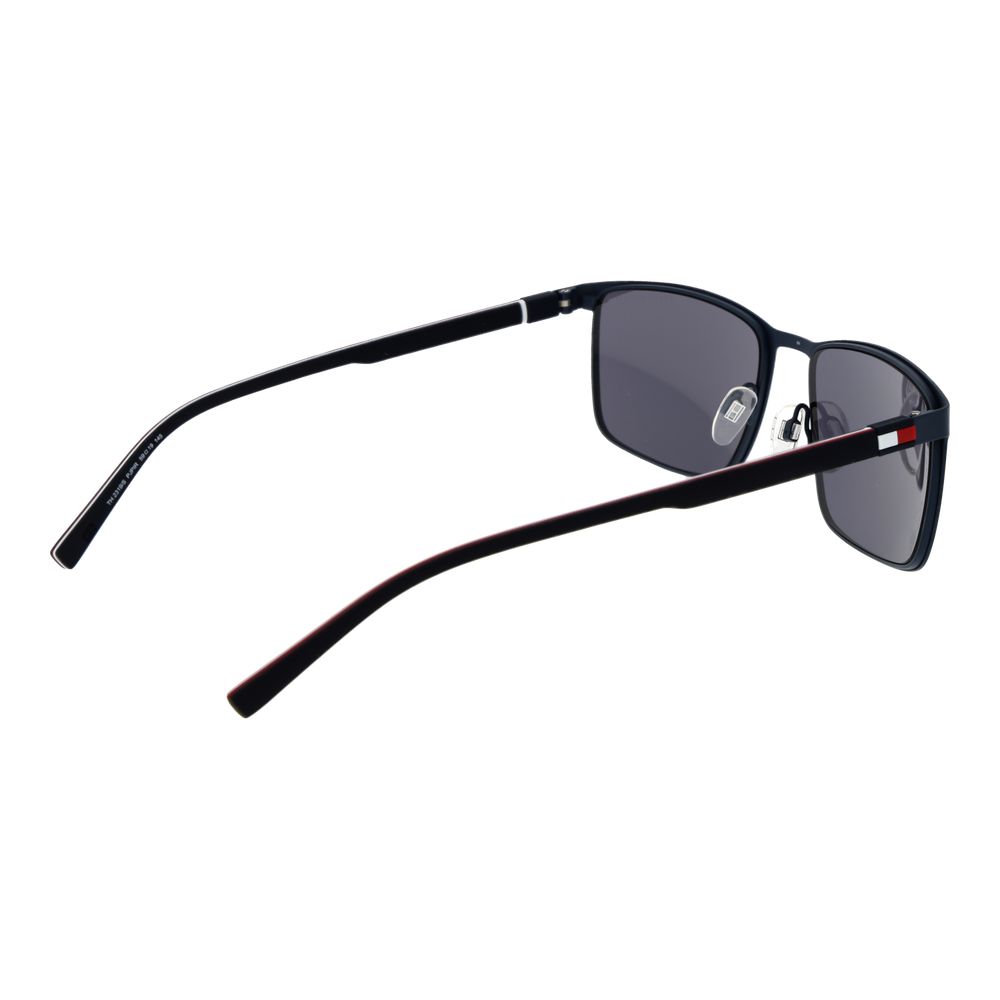 Lunettes de soleil en métal bleu Tommy Hilfiger