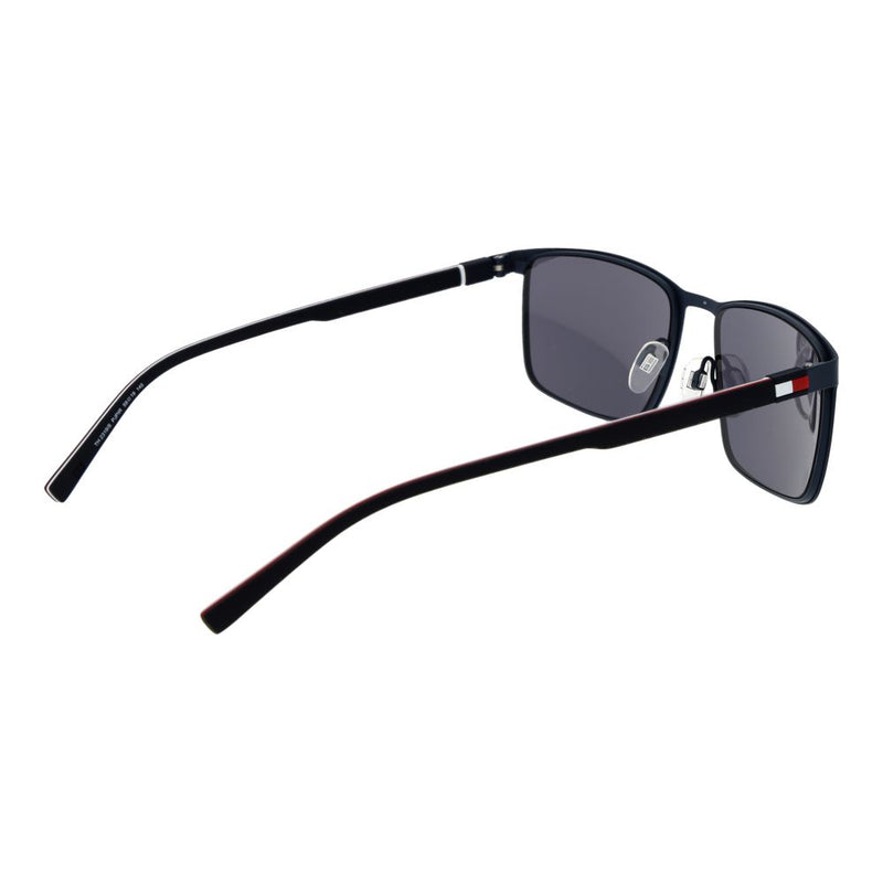 Lunettes de soleil en métal bleu Tommy Hilfiger