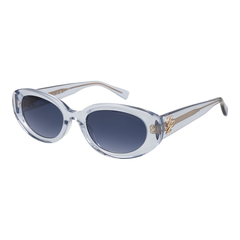 Tommy Hilfiger Blue Acetate Sunglasses for Women