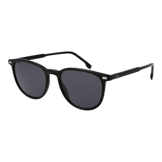 Lunettes de soleil en acétate noir Hugo Boss
