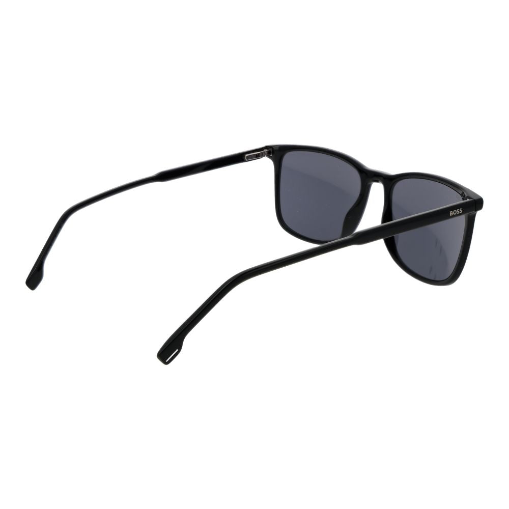 Lunettes de soleil en acétate noir Hugo Boss