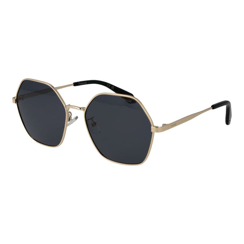 Lunettes de soleil Polaroid en métal doré