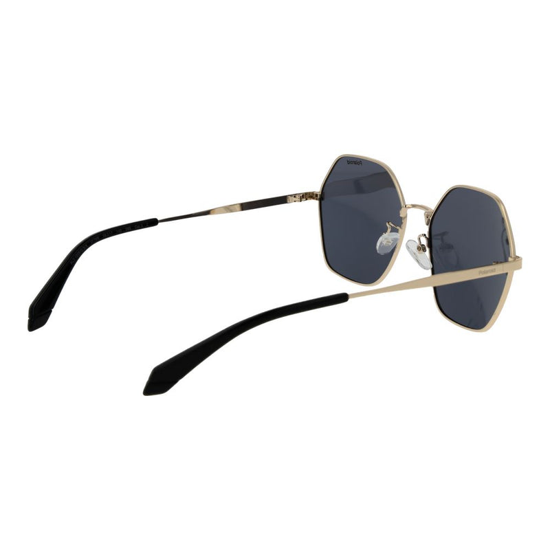 Lunettes de soleil Polaroid en métal doré