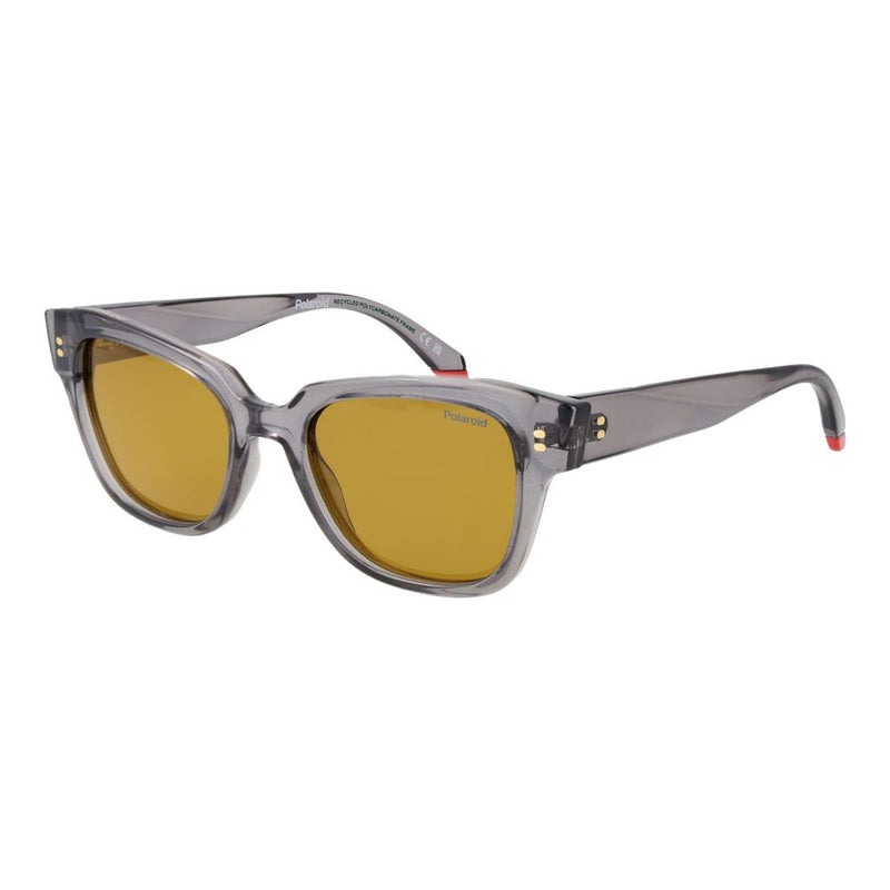 Polaroid Gray Polycarbonate Cat Eye Sunglasses for Women