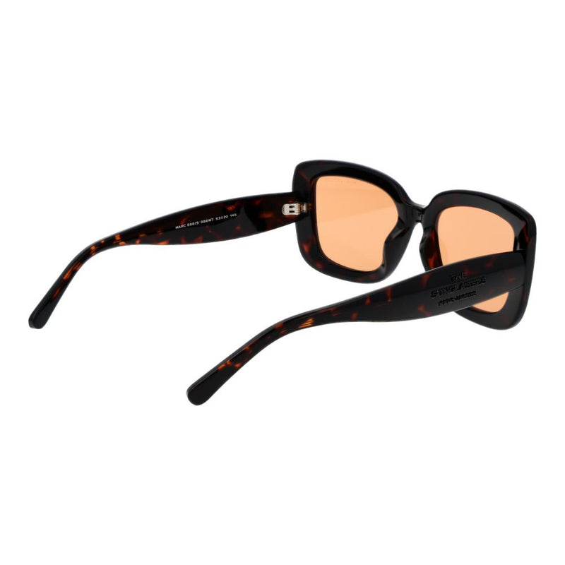 Lunettes de soleil en plastique marron Marc Jacobs