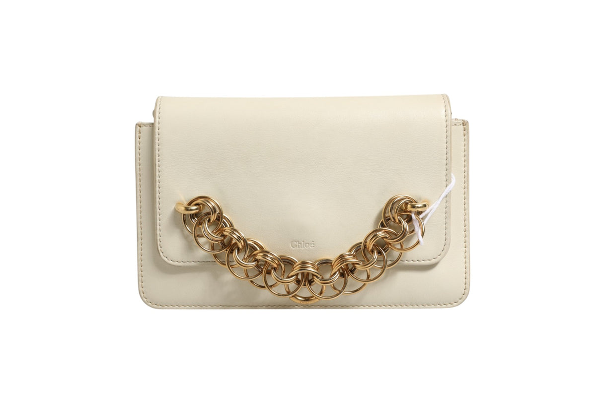 Pochette Chloé Drew Bijou en Cuir Petit Modèle