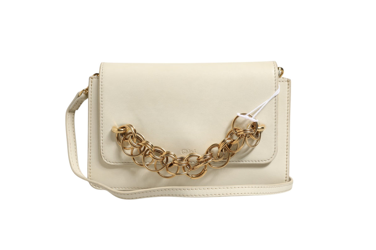 Pochette Chloé Drew Bijou en Cuir Petit Modèle