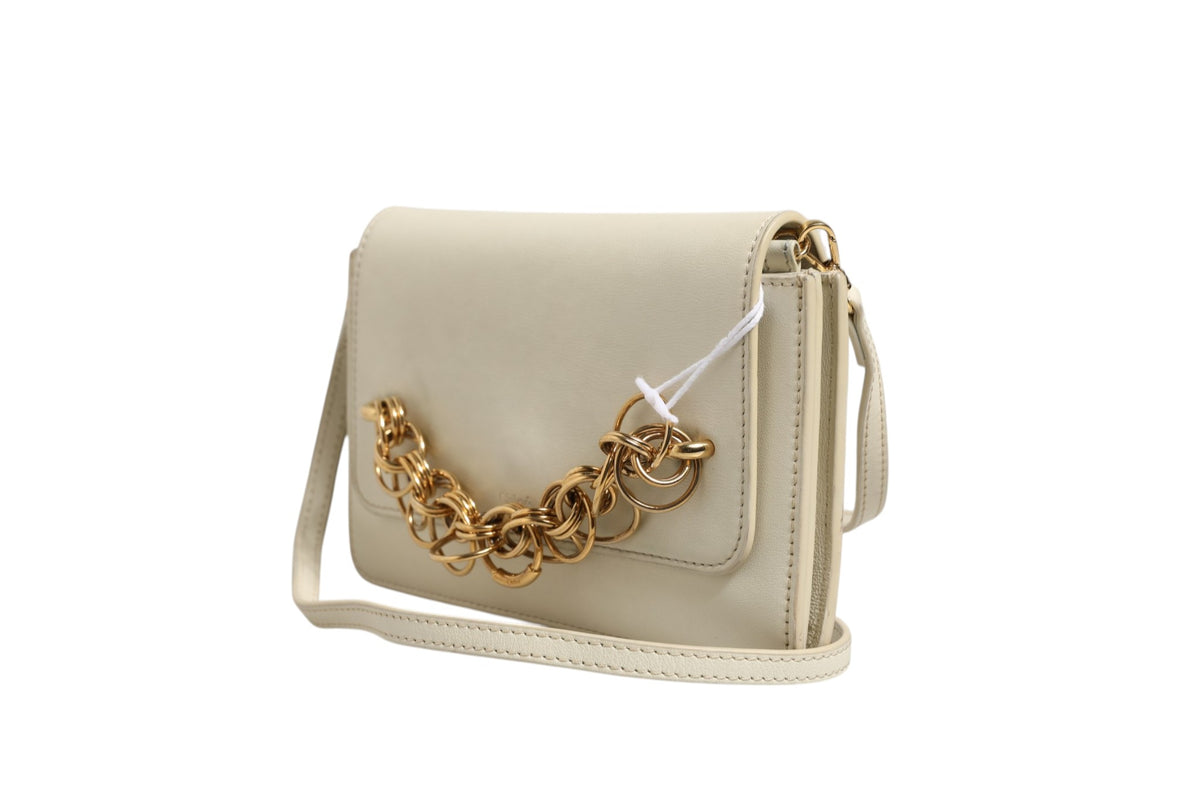 Pochette Chloé Drew Bijou en Cuir Petit Modèle