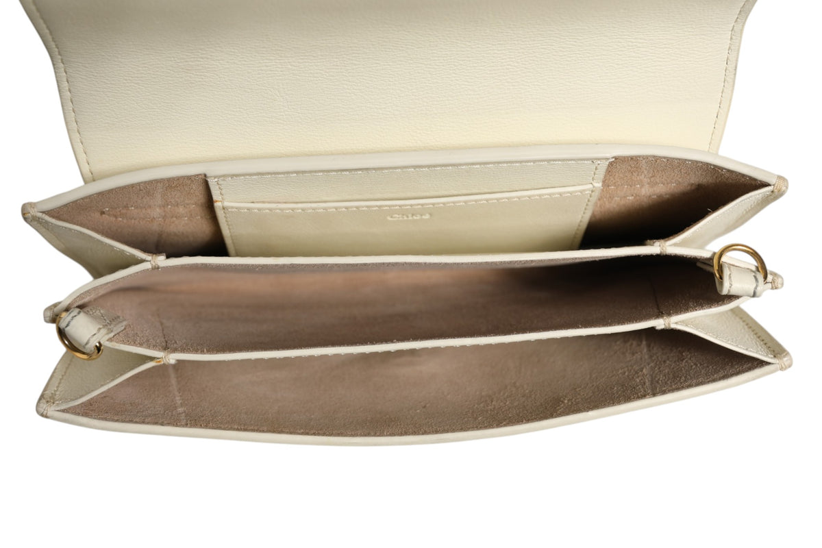 Pochette Chloé Drew Bijou en Cuir Petit Modèle