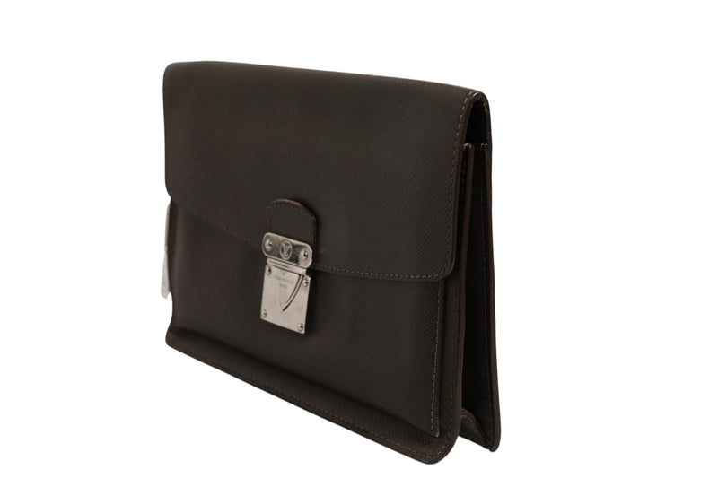 Louis Vuitton Belaia Clutch in Taiga Leather