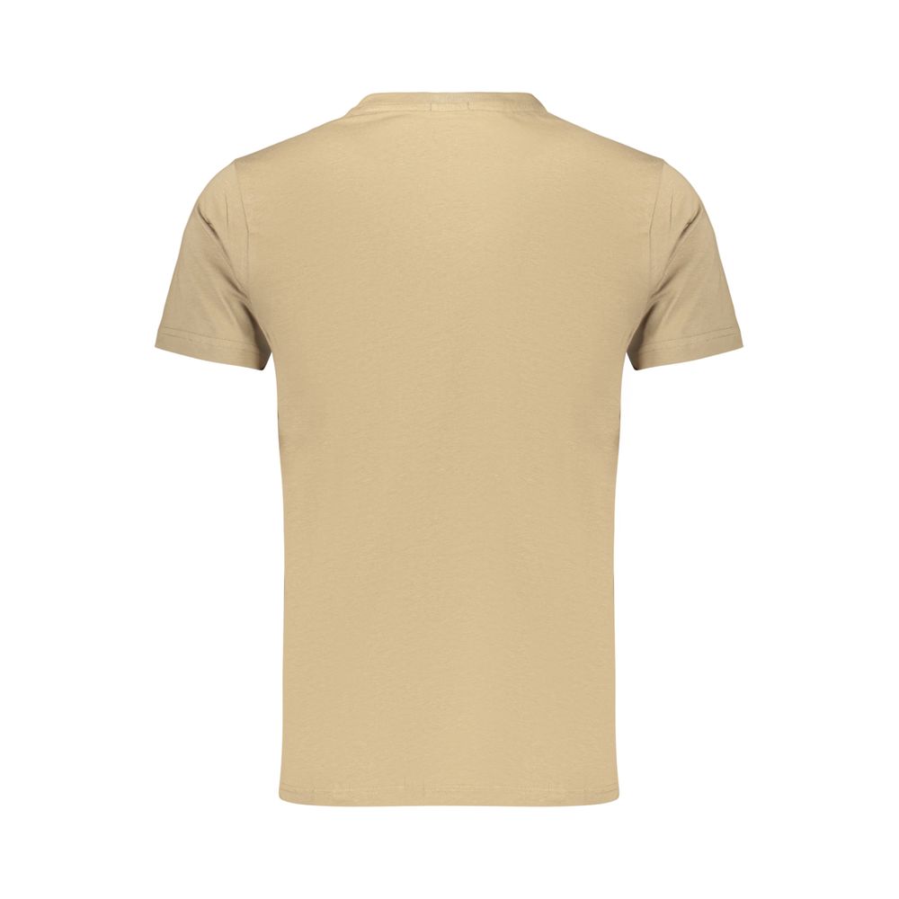 Rifle Brown Cotton Men's T-Shirt - Classic Crew Neck