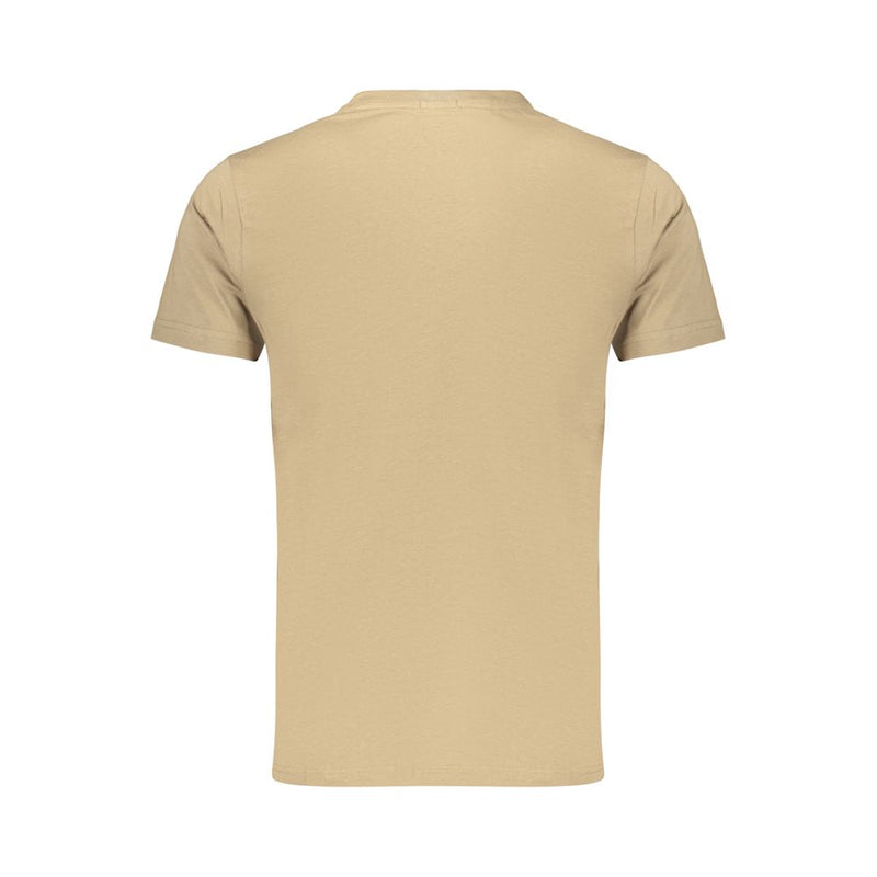 Rifle Brown Cotton Men's T-Shirt - Classic Crew Neck