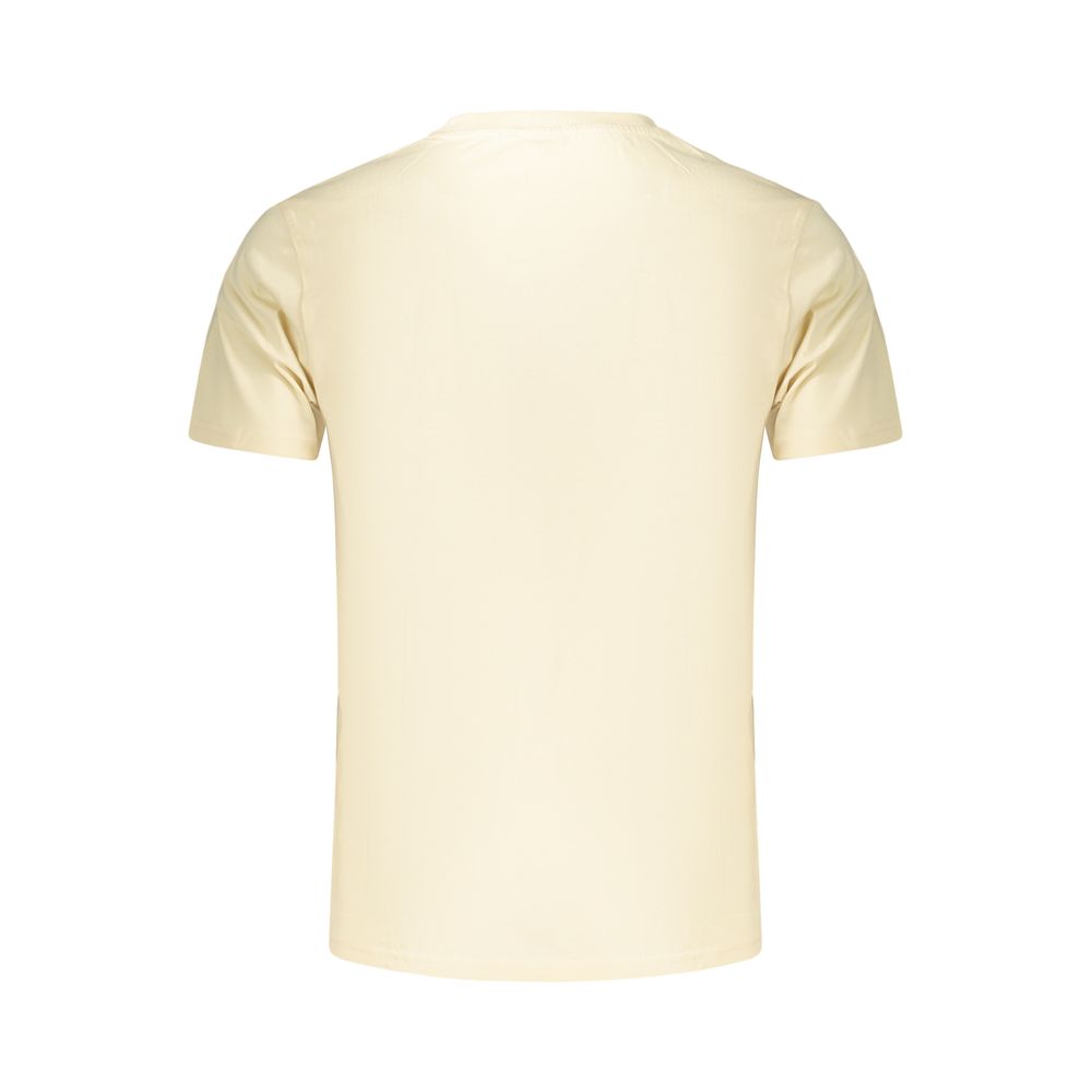 Rifle Beige Cotton Men's T-Shirt - Trendy & Comfortable
