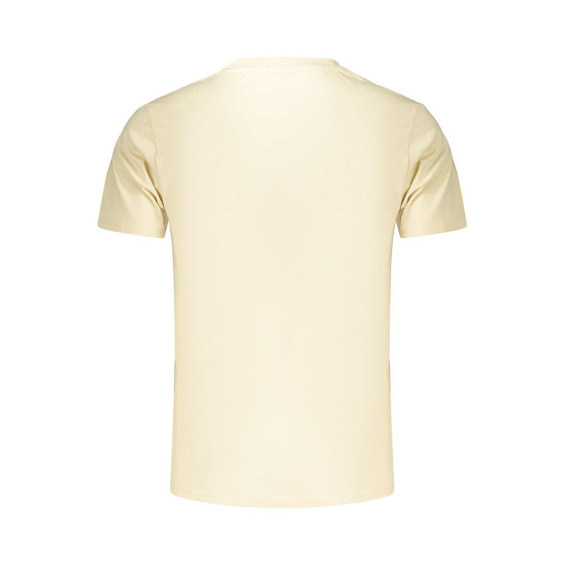 Rifle Beige Cotton Men's T-Shirt - Trendy & Comfortable