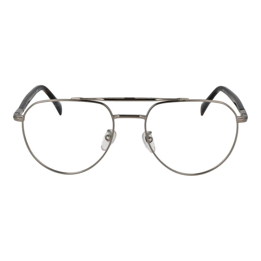 Lunettes de soleil en métal argenté David Beckham