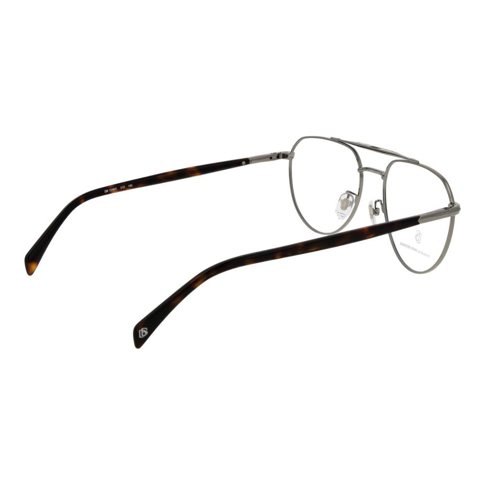 Lunettes de soleil en métal argenté David Beckham