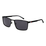Lunettes de soleil en métal noir Tommy Hilfiger