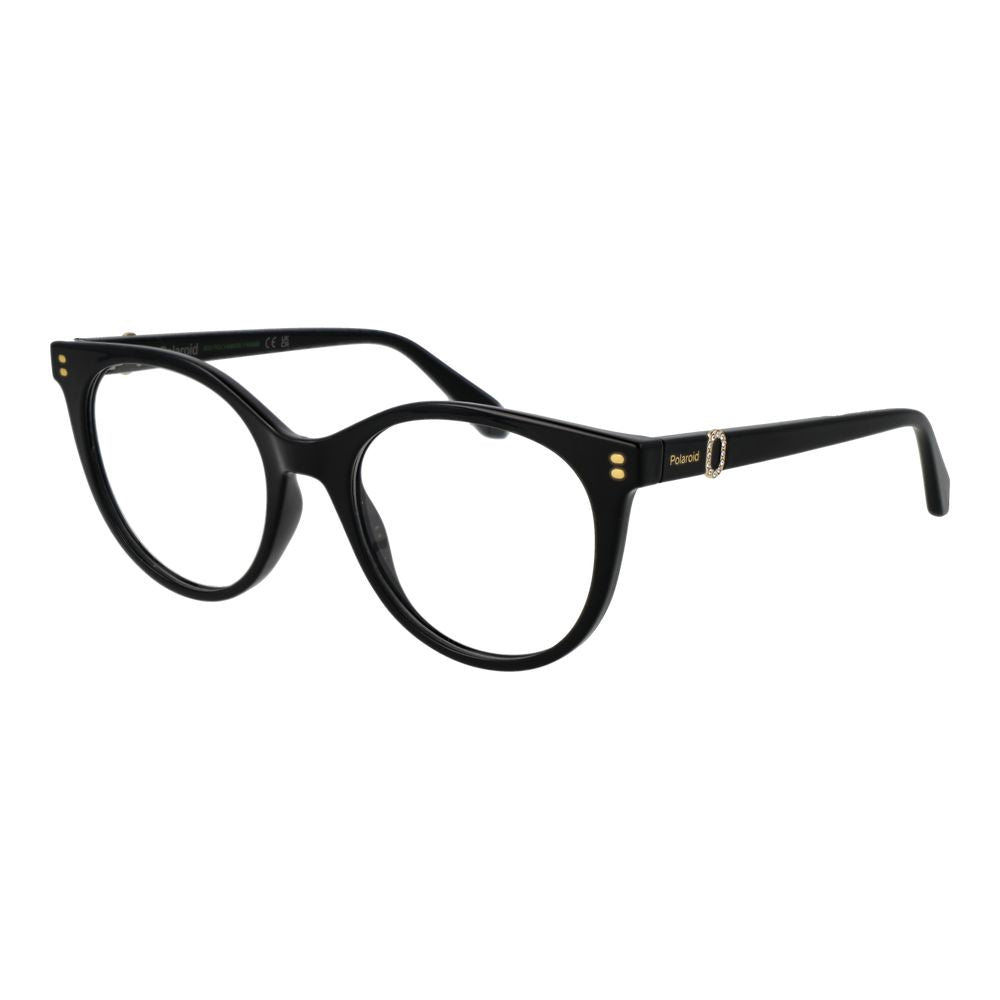 Polaroid Black Polyamide Cat Eye Glasses (Frames) for Women