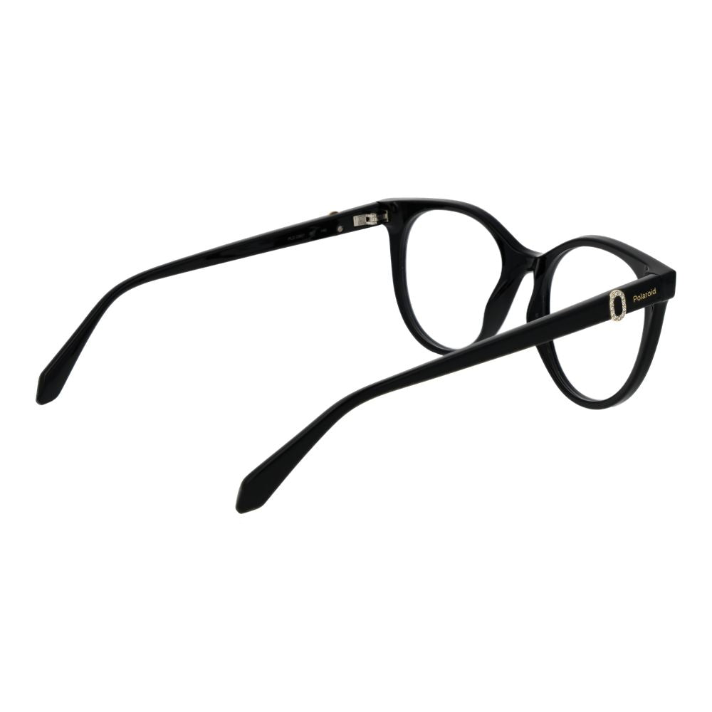 Polaroid Black Polyamide Cat Eye Glasses (Frames) for Women