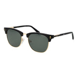 Lunettes de soleil Polaroid en métal doré