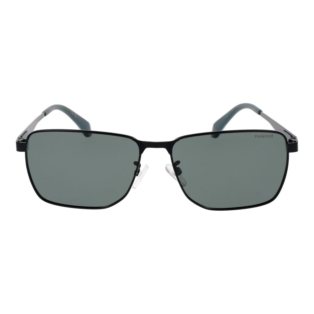 Lunettes de soleil Polaroid en métal noir