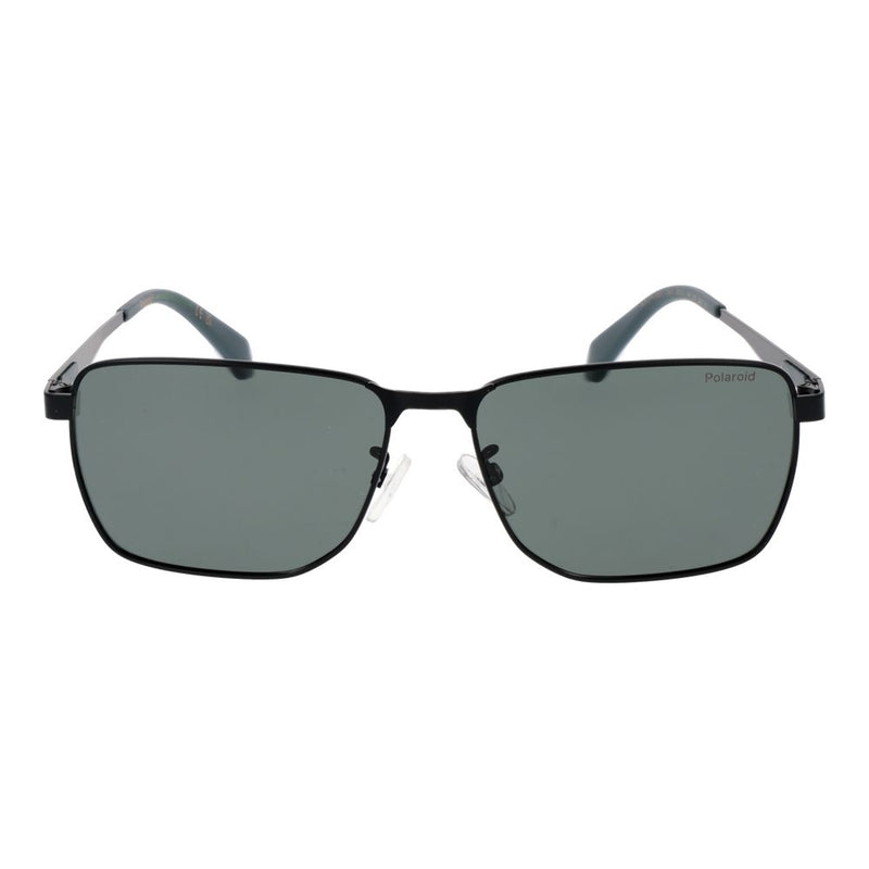 Lunettes de soleil Polaroid en métal noir