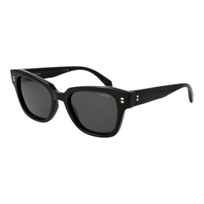 Polaroid Black Plastic Cat Eye Sunglasses for Women