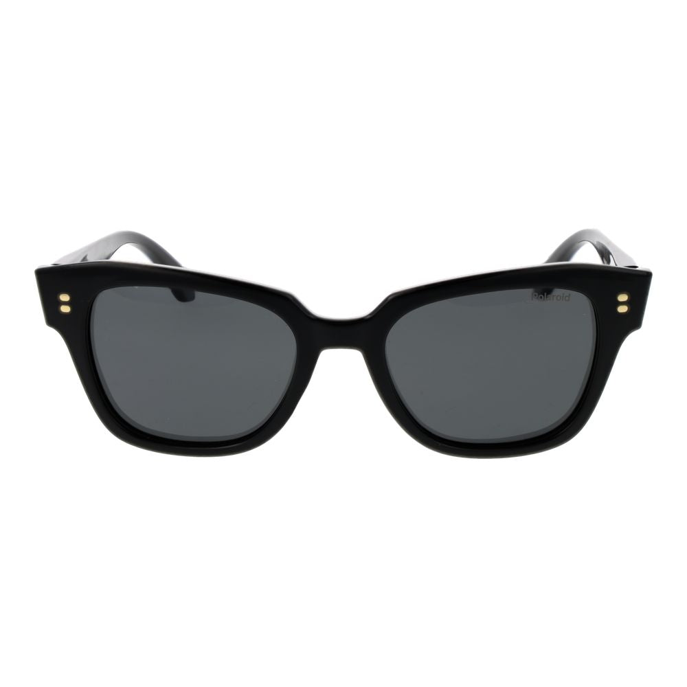 Polaroid Black Plastic Cat Eye Sunglasses for Women