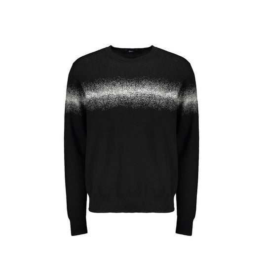 Herno Black Cotton Sweatshirt for Men