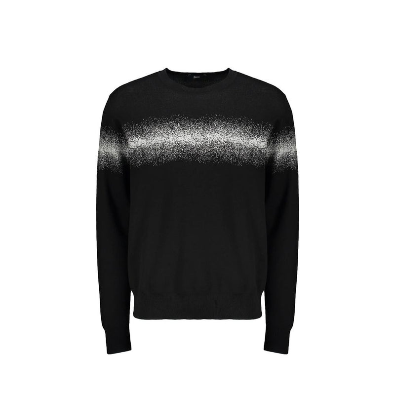 Herno Black Cotton Sweatshirt for Men