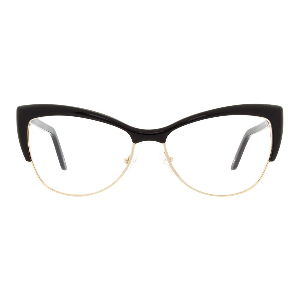 Andy Wolf Black Acetate & Metal Cat Eye Glasses (Frames)