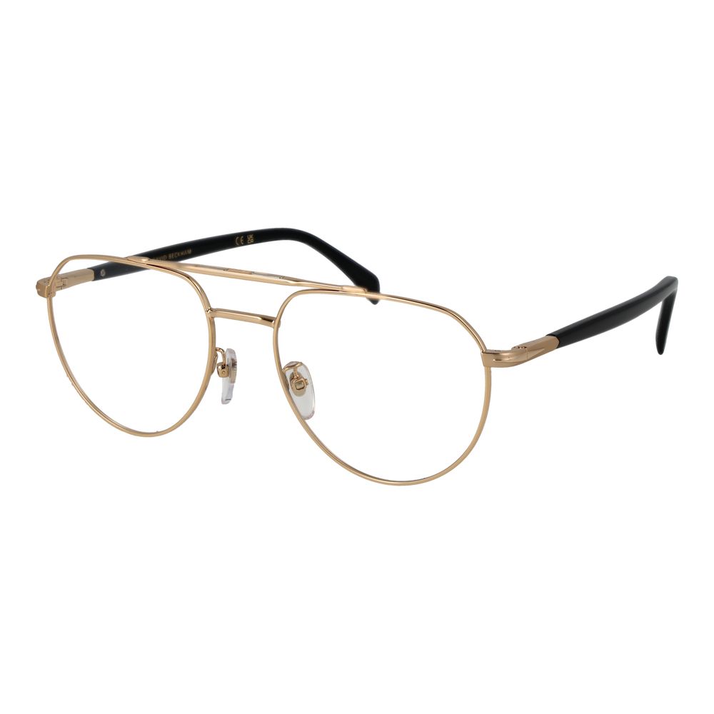Lunettes en métal doré David Beckham - Modèle Aviateur