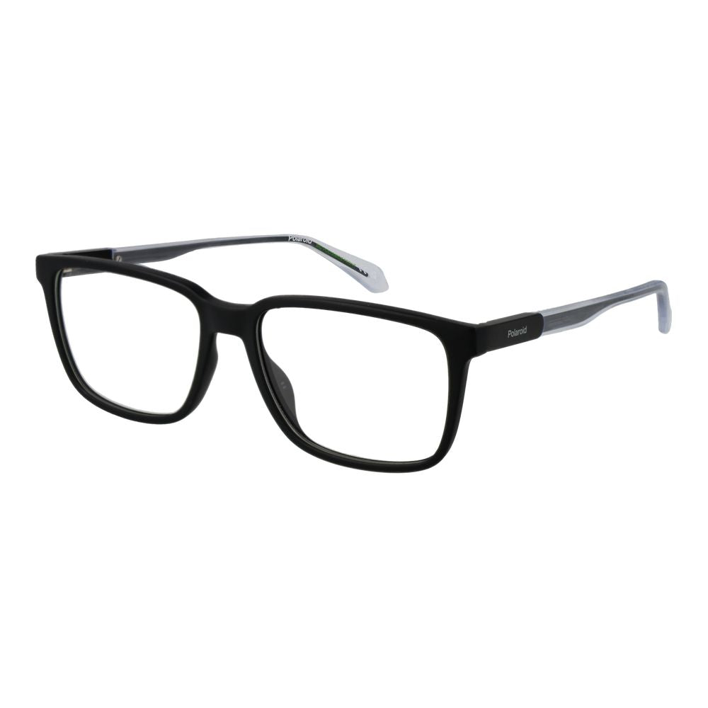 Polaroid Black Polyamide Square Glasses Frames for Men