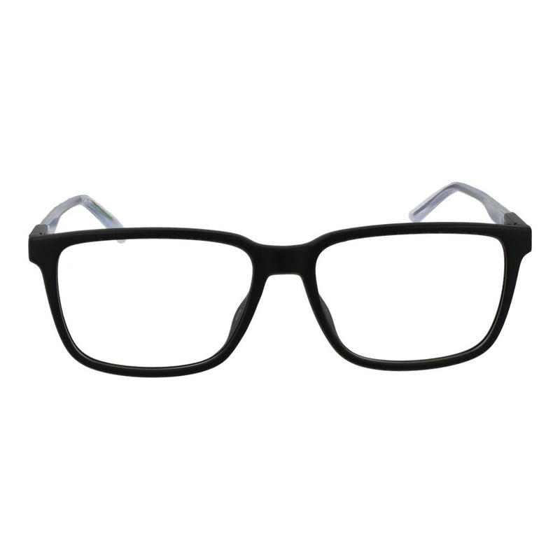 Polaroid Black Polyamide Square Glasses Frames for Men