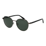Lunettes de soleil Polaroid grises en métal pour hommes