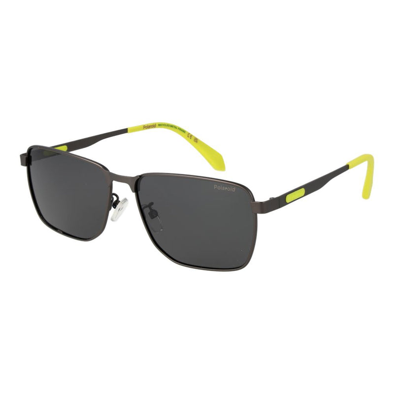 Polaroid Gray Metal Sunglasses for Men