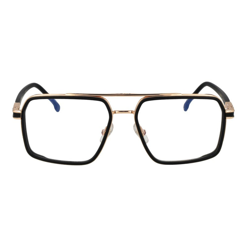 Carrera Black Metal Glasses (Frames) - Stylish Square Design