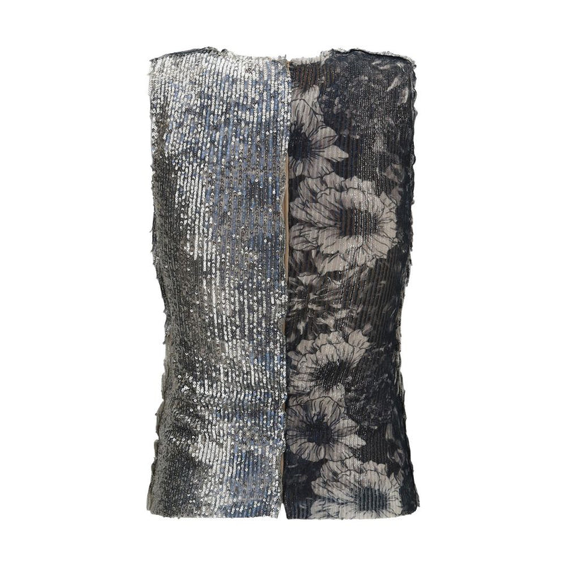 Chemise à motifs en polyamide multicolore Maison Margiela