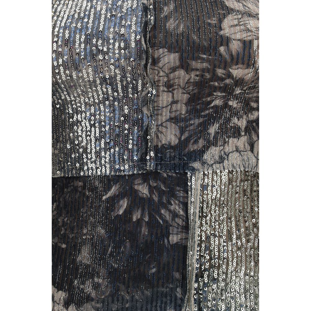 Chemise à motifs en polyamide multicolore Maison Margiela