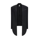 Calvin Klein Petunia Black Viscose Coat for Women