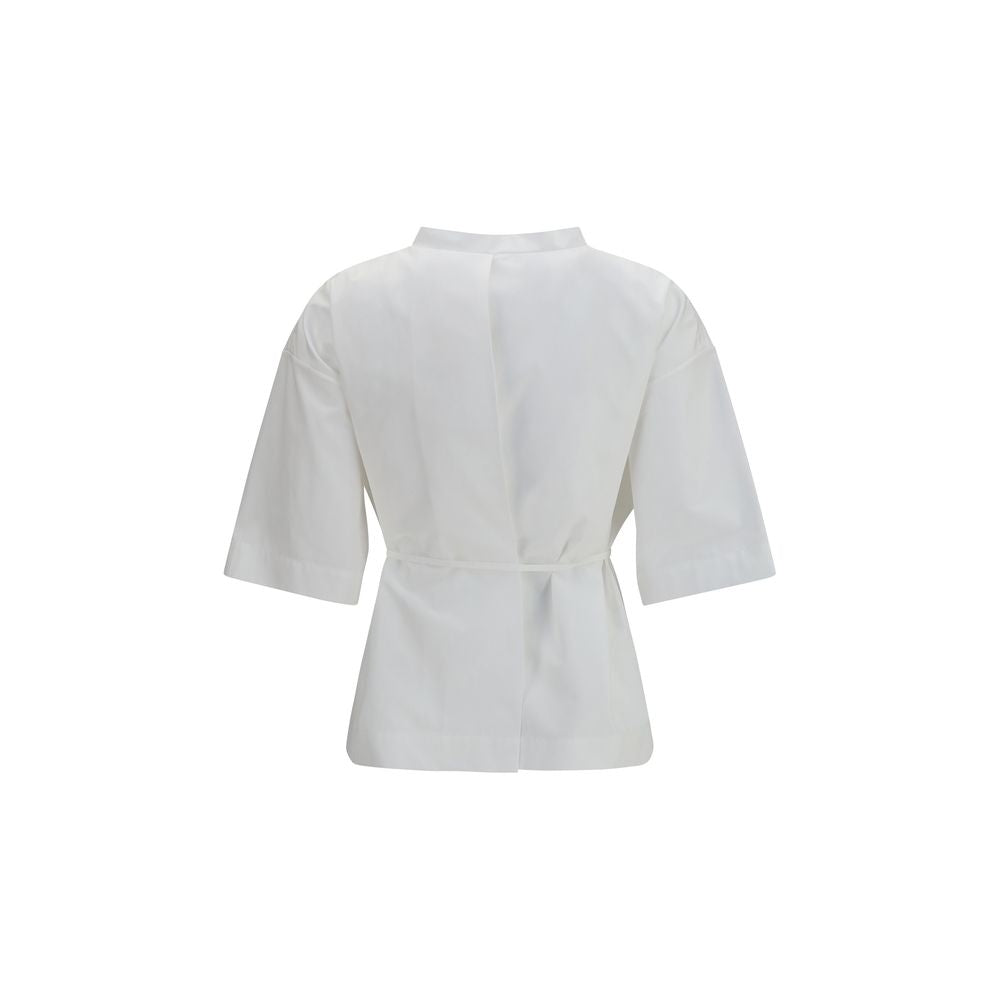 Calvin Klein Lynn White Cotton Shortsleeve Shirt for Women