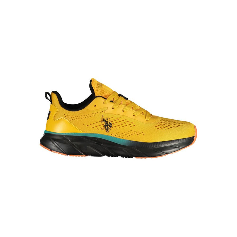 U.S. POLO ASSN. Yellow Polyester Men's Sneaker - Stylish & Comfortable