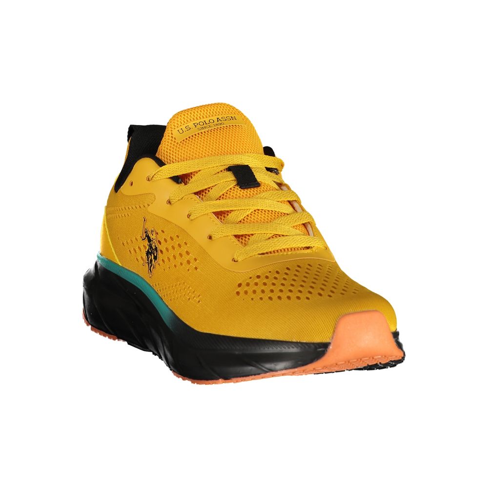 U.S. POLO ASSN. Yellow Polyester Men's Sneaker - Stylish & Comfortable
