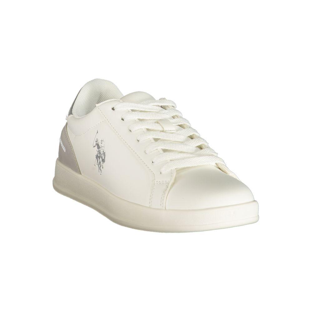 U.S. POLO ASSN. White Polyurethane Women's Sneaker