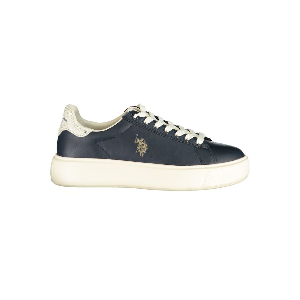 U.S. POLO ASSN. Blue Polyurethane Women's Sneakers
