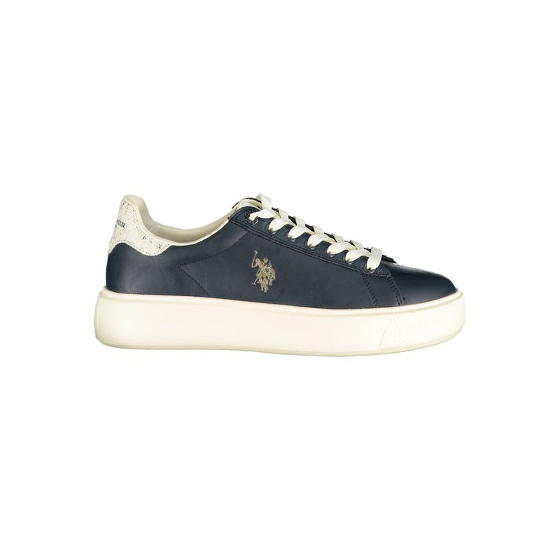 U.S. POLO ASSN. Blue Polyurethane Women's Sneakers