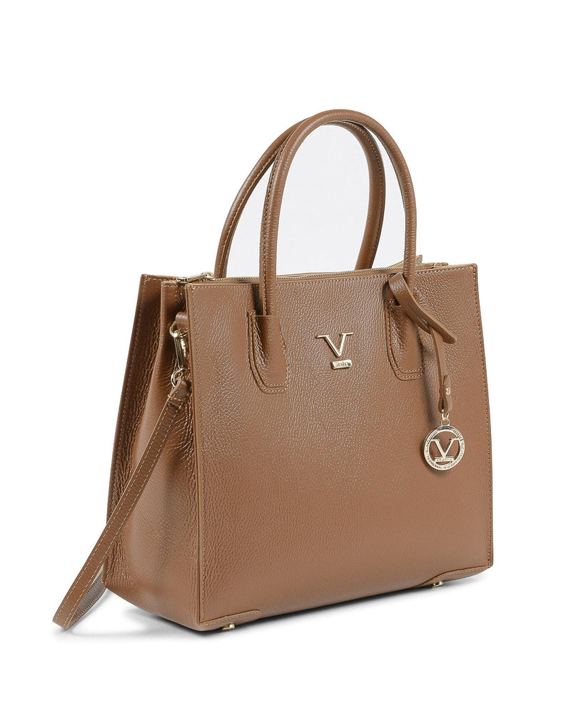 19V69 Italia BE10275 52 DOLLARO CARAMELLO Brown Tote Bag