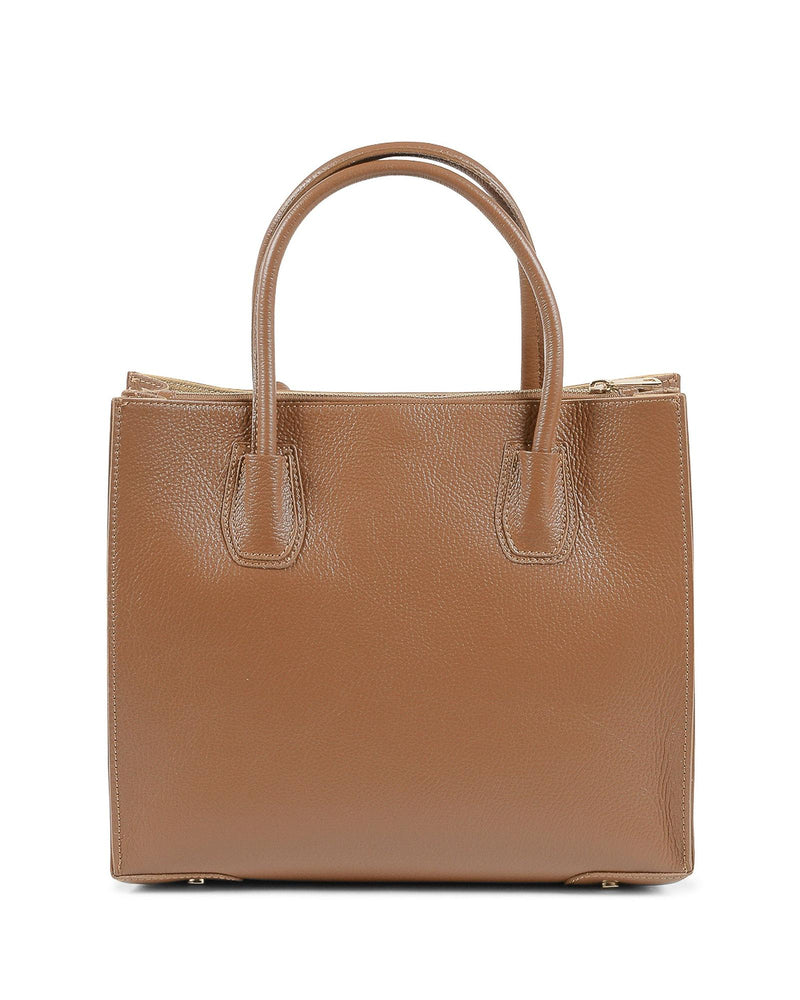 19V69 Italia BE10275 52 DOLLARO CARAMELLO Brown Tote Bag