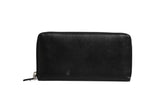 Prada Baltico Saffiano Leather Zip Travel Wallet - Black